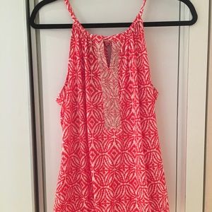 INC Orange size L embellished top